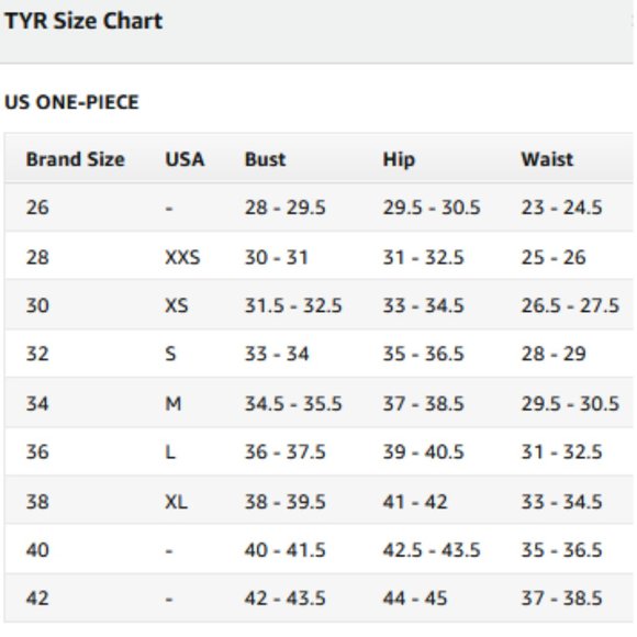 TYR Women's Tyreco Solid Diamondback Swimsuit Black Size 28 - Picture 7 of 7